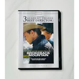 Brokeback Mountain DVD Full Screen Jake, Gyllenhaal and Heath Ledger